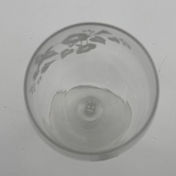 AVON Lot Set of 4 Lead Crystal Wine Goblet Glass Bell Candlestick Holders Footed - Picture 3 of 16